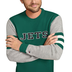 NFL New York Jets Tommy Hilfiger Acrylic Crewneck Pullover Sweater