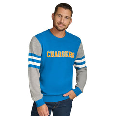 NFL Los Angeles Chargers Tommy Hilfiger Acrylic Crewneck Pullover Sweater