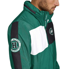 NFL New York Jets Tommy Hilfiger Gael Lightweight Half-Zip Hoodie Jacket