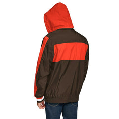 NFL Cleveland Browns Tommy Hilfiger Gael Lightweight Half-Zip Pullover Hoodie Jacket