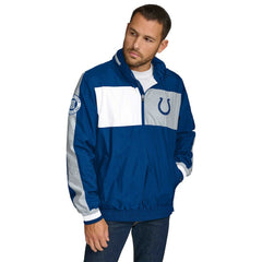 NFL Indianapolis Colts Tommy Hilfiger Gael Lightweight Half-Zip Pullover Hoodie Jacket