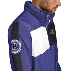 NFL Baltimore Ravens Tommy Hilfiger Gael Lightweight Half-Zip Pullover Hoodie Jacket