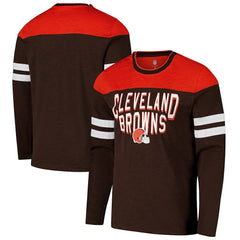 NFL Cleveland Browns G-III Sports by Carl Banks Adaptive Hail Mary Long Sleeve T-Shirt