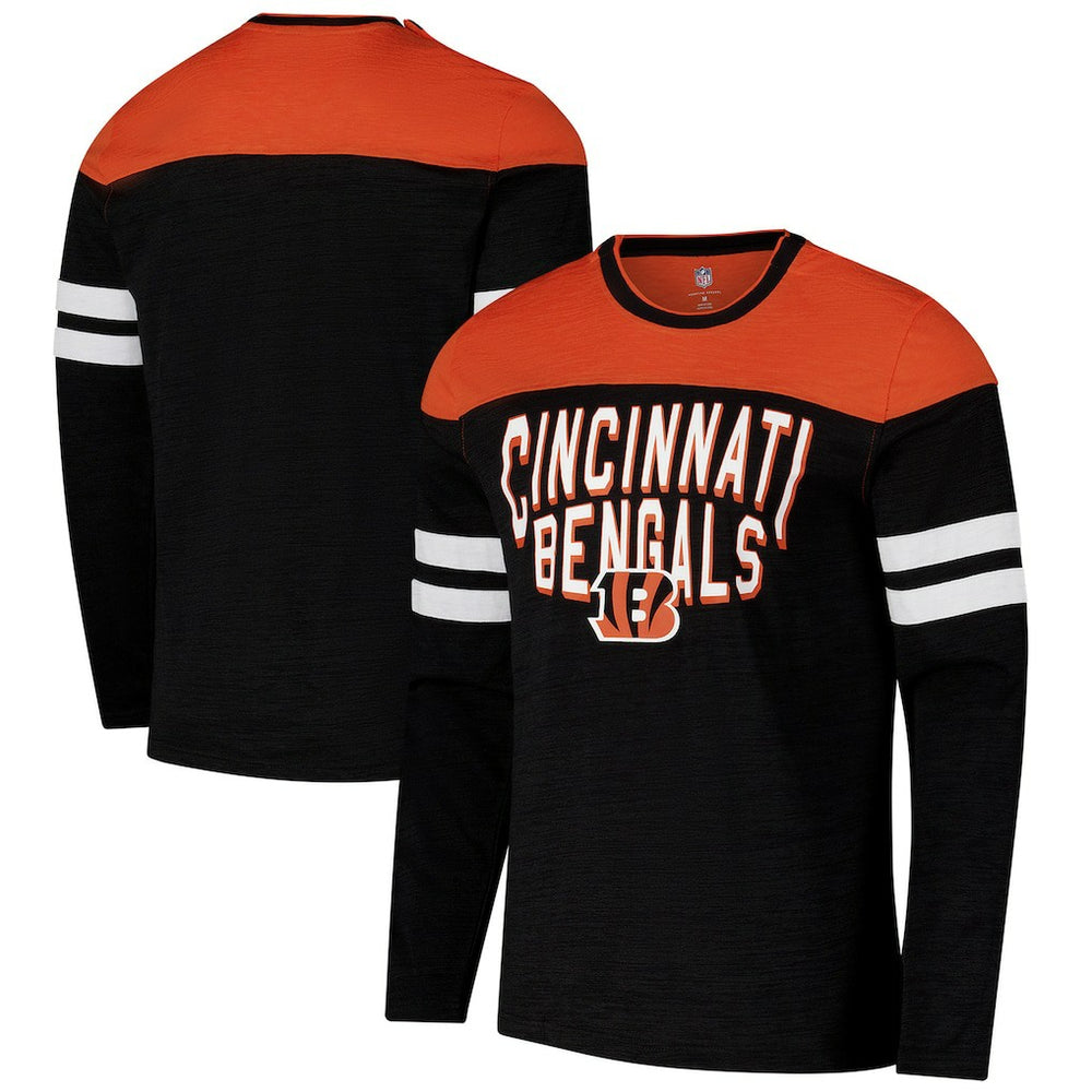 NFL Cincinnati Bengals G-III Sports by Carl Banks Adaptive Hail Mary Long Sleeve T-Shirt