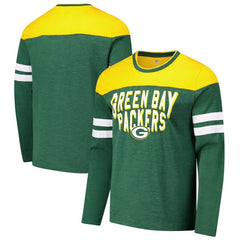 NFL Green Bay Packers G-III Sports by Carl Banks Adaptive Hail Mary Long Sleeve T-Shirt