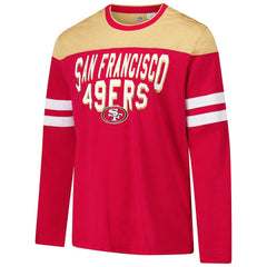 NFL San Francisco 49ers G-III Sports by Carl Banks Adaptive Hail Mary Long Sleeve T-Shirt