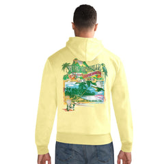 NFL New Orleans Saints Margaritaville Time Flies Garment Dyed Pullover Hoodie