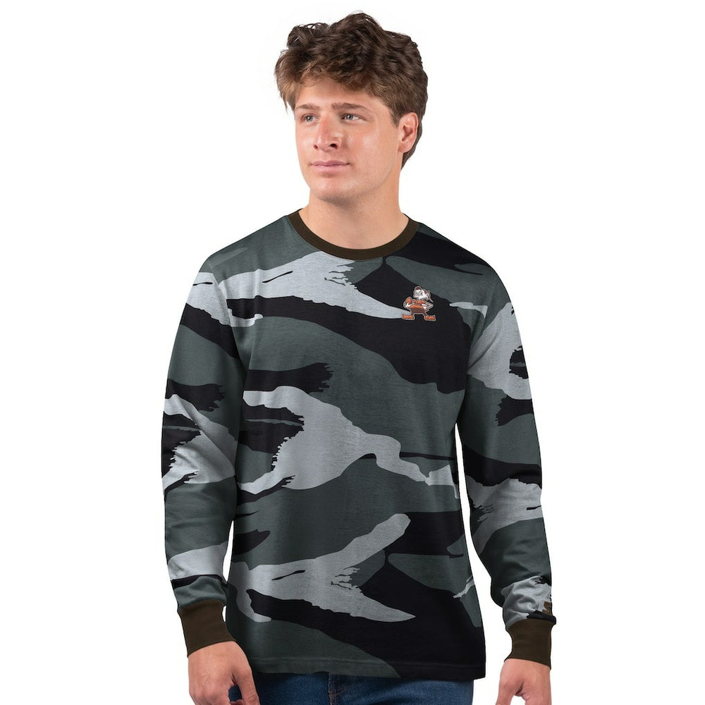 NFL Cleveland Browns Starter Thursday Night Gridiron Vintage Logo Long Sleeve T-Shirt