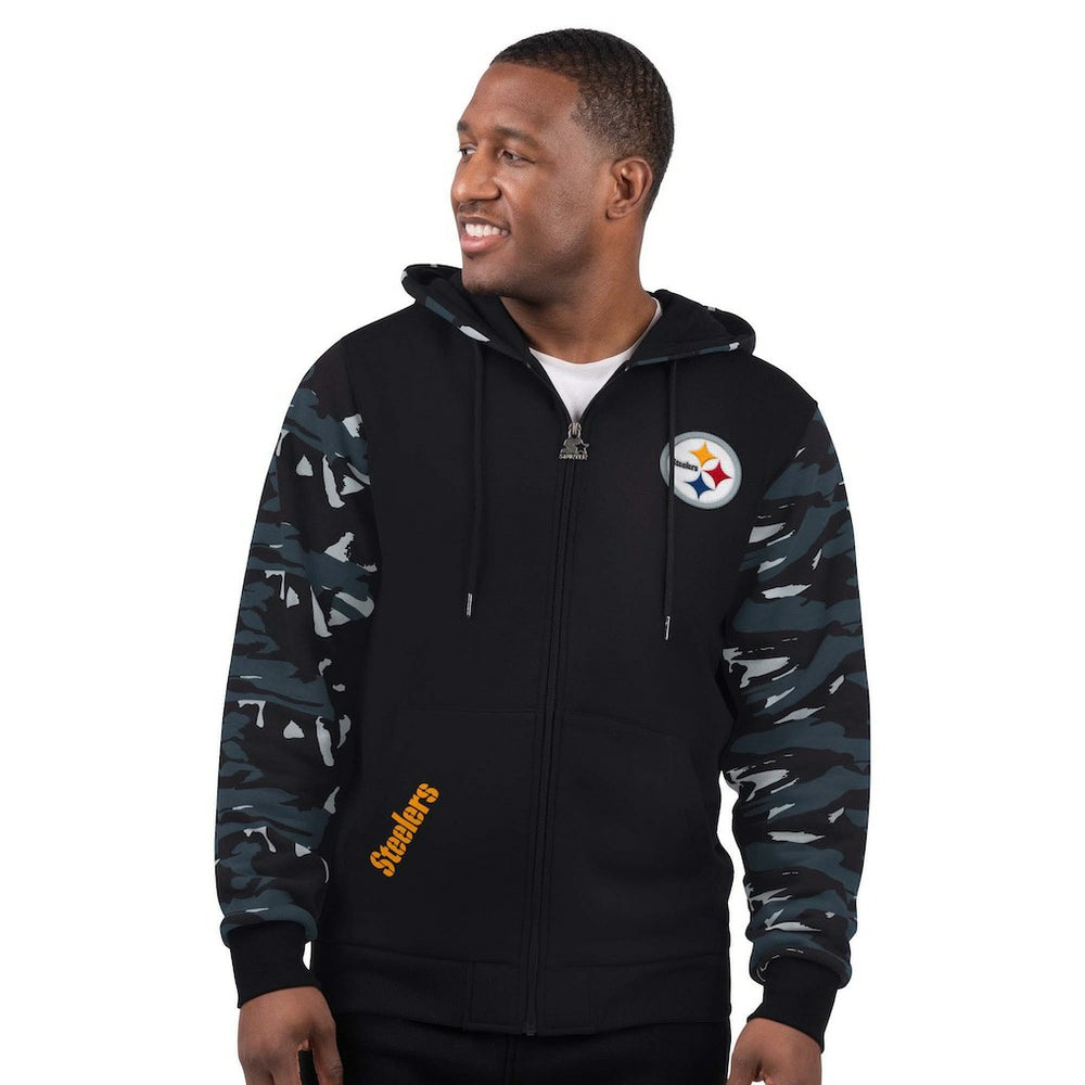 NFL Pittsburgh Steelers Starter Thursday Night Gridiron Full-Zip Hoodie
