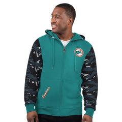 NFL Miami Dolphins Starter Thursday Night Gridiron Vintage Logo Full-Zip Hoodie