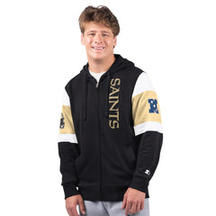 NFL New Orleans Saints Starter Extreme Full-Zip Hoodie