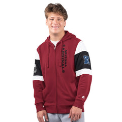 NFL Arizona Cardinals Starter Extreme Full-Zip Hoodie