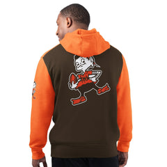 NFL Cleveland Browns Starter Extreme Vintage Logo Pullover Hoodie