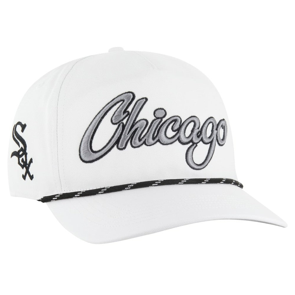 Chicago White Sox Overhand Speckle Hitch Rope Adjustable Hat - White | 47 brand