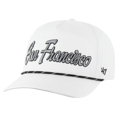 San Francisco Giants Overhand Speckle Hitch Rope Adjustable Hat - White | 47 brand
