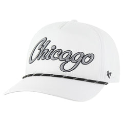 Chicago Cubs Overhand Speckle Hitch Rope Adjustable Hat - White | 47 brand