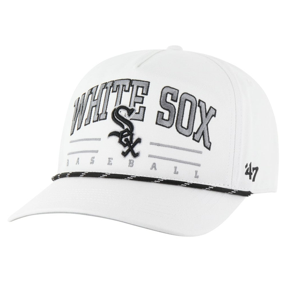 Chicago White Sox Roscoe Speckle Hitch Adjustable Hat - White | 47 brand