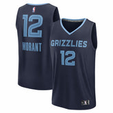 Ja Morant Memphis Grizzlies Fast Break Replica Player Jersey - Icon Edition - Navy | Fanatics discount