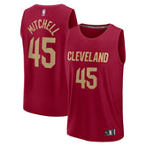 Donovan Mitchell Cleveland Cavaliers Fast Break Replica Player Jersey sale - Icon Editi- Wine | Fanatics sale