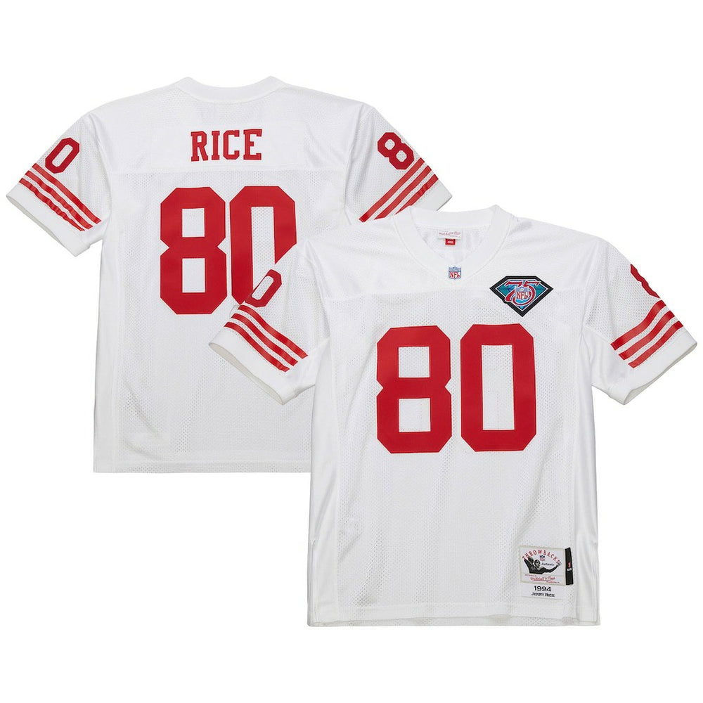 NFL San Francisco 49ers Jerry Rice 1994 Authentic Throwback Retired Player Jersey