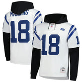 NFL Indianapolis Colts Peyton Manning Player Name & Number Hoodie Legacy Jersey