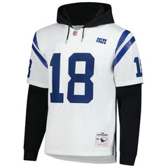 NFL Indianapolis Colts Peyton Manning Player Name & Number Hoodie Legacy Jersey