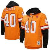 NFL Tampa Bay Buccaneers Mike Alstott Player Name & Number Hoodie Legacy Jersey