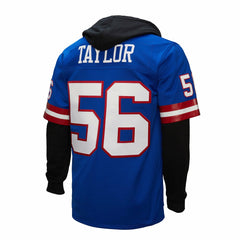 NFL New York Giants Lawrence Taylor Player Name & Number Hoodie Legacy Jersey