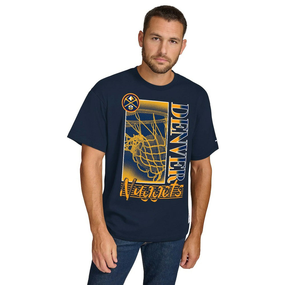 Denver Nuggets Tommy Jeans Noah Swish T-Shirt sale - Navy discount