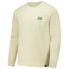 Milwaukee Bucks Sportiqe Unisex Wales Heavyweight Pocket Long Sleeve T-Shirt - Cream discount