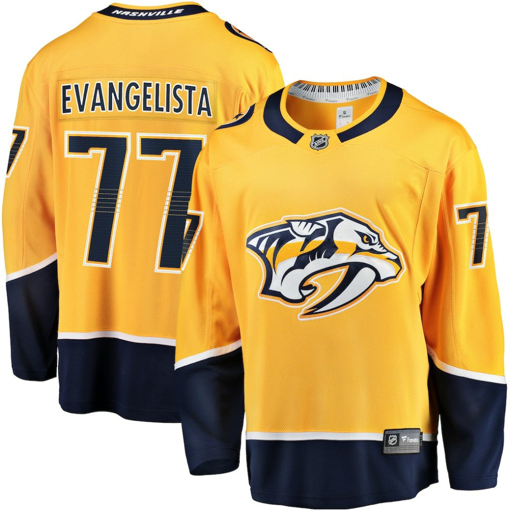 Luke Evangelista Nashville Predators Fanatics Premier Breakaway Player Jersey