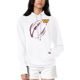 NFL Washington Commanders G-III 4Her by Carl Banks Women's Football Logo Fleece Tri-Blend Pullover Hoodie