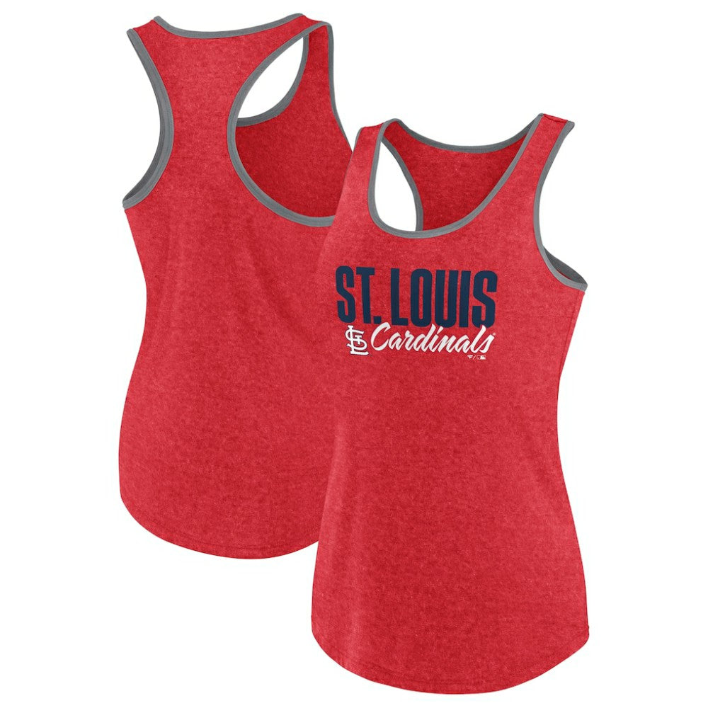St. Louis Cardinals Profile Women's Plus Size Racerback Tank Top - Red
