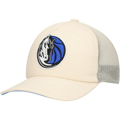Dallas Mavericks Trucker Adjustable Hat sale - Cream | Mitchell & Ness on sale