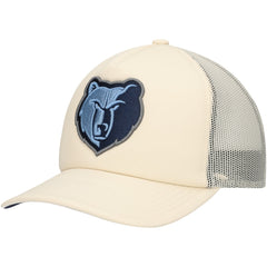 Memphis Grizzlies Trucker Adjustable Hat - Cream | Mitchell & Ness on sale