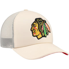 Chicago Blackhawks Mitchell & Ness Foam Front Trucker Adjustable Hat