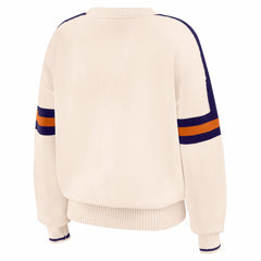 Phoenix Suns WEAR by Erin Andrews Women's Stripe Pullover Sweater - Cream online