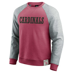 NFL Arizona Cardinals Darius Rucker Collection Colorblock Pullover Sweatshirt