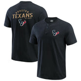 NFL Houston Texans Darius Rucker Collection Washed Henley T-Shirt