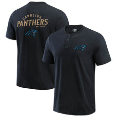 NFL Carolina Panthers Darius Rucker Collection Washed Henley T-Shirt