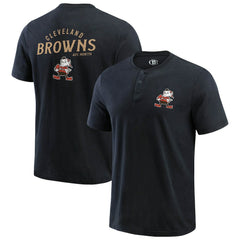 NFL Cleveland Browns Darius Rucker Collection Washed Henley T-Shirt