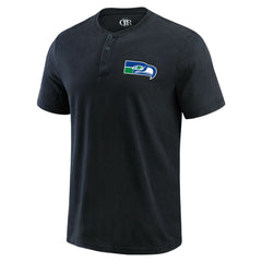 NFL Seattle Seahawks Darius Rucker Collection Washed Henley T-Shirt