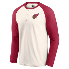 NFL Arizona Cardinals Darius Rucker Collection Raglan Henley T-Shirt