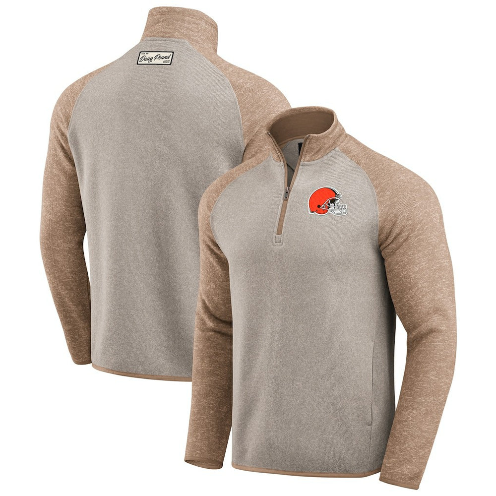 NFL Cleveland Browns Darius Rucker Collection Tonal Quarter-Zip Jacket