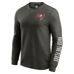 NFL Tampa Bay Buccaneers Darius Rucker Collection Washed Waffle-Knit Long Sleeve T-Shirt