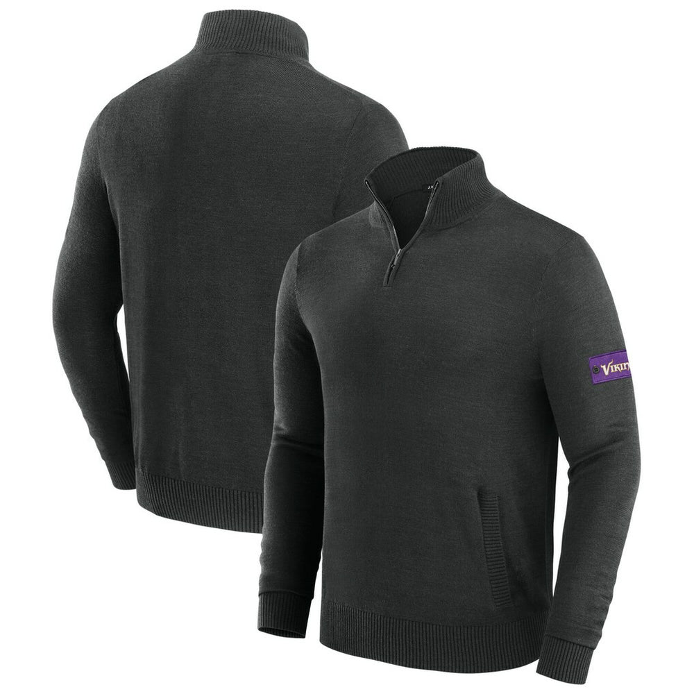NFL Minnesota Vikings J. Palmer Franchise Quarter-Zip Sweater