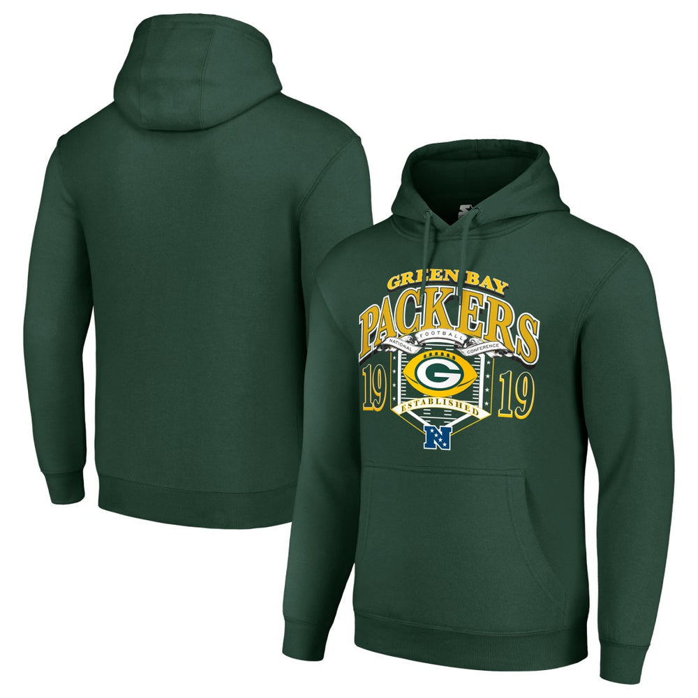 NFL Green Bay Packers Starter 80s Retro Pullover Hoodie