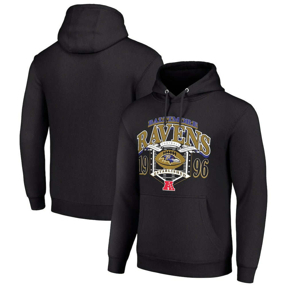 NFL Baltimore Ravens Starter 80s Retro Pullover Hoodie