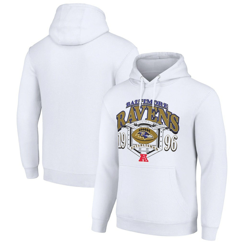 NFL Baltimore Ravens Starter 80s Retro Pullover Hoodie