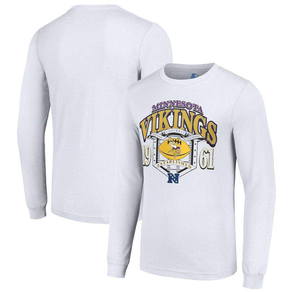 NFL Minnesota Vikings Starter Retro Long Sleeve Graphic T-Shirt